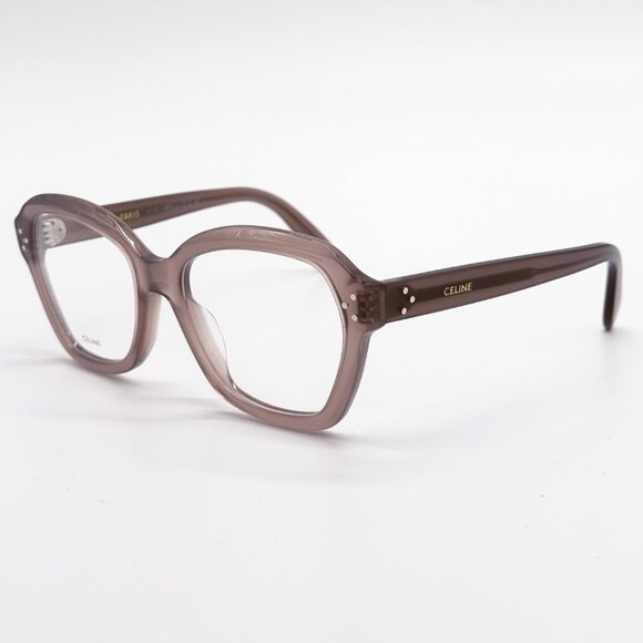 NEW CELINE CL50100I 045 WOMEN SHINY HAZELNUT EYEGLASSES CELINE - Picture 7 of 13